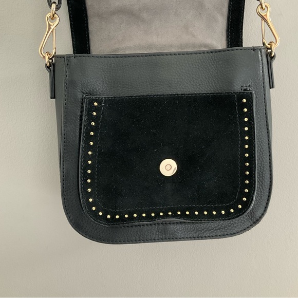 Vince Camuto Artera Saddle Leather/Suede Shoulder Bag. Like new. - Picture 7 of 13